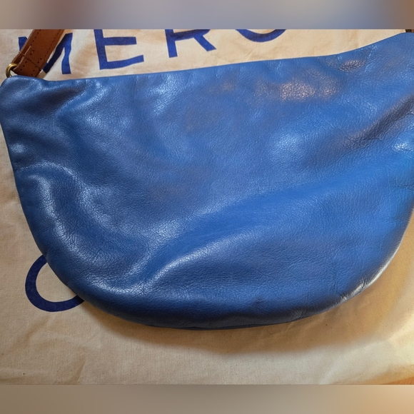 Clare V Blue Leather Crossbody - Picture 5 of 6